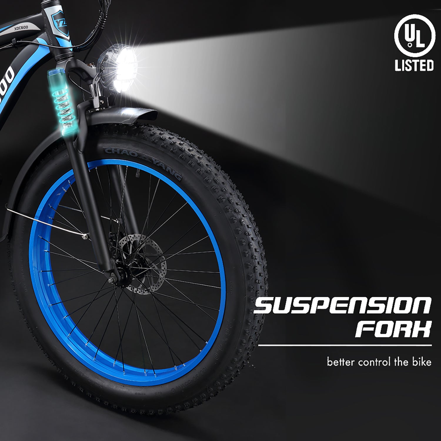 YinZhiBoo XDC600 2000W Peak Electric Bike with 48V 17.5Ah Battery