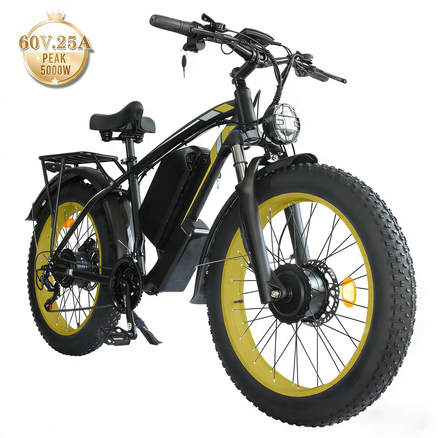 TS60 5000W Fat Tire Electric Bike,45 MPH, 70 Mile Range