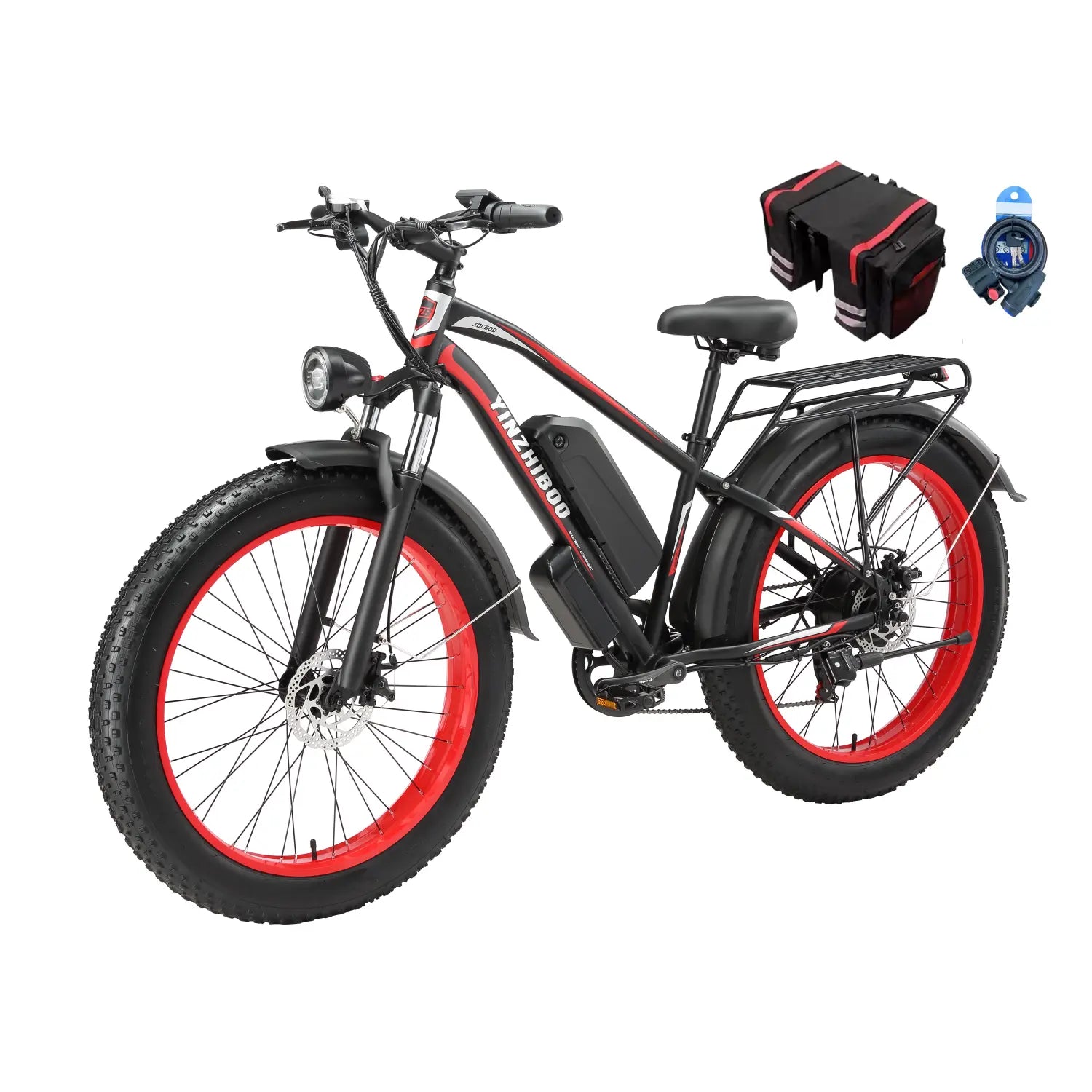 YinZhiBoo XDC600 2000W Peak Electric Bike with 48V 17.5Ah Battery