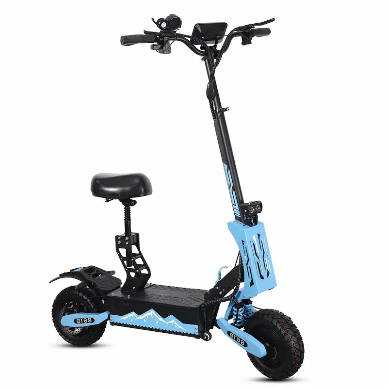 GT08 Electric Scooter With 60V 27Ah Battery ,5600W Dual Motor Commuter Scooter Up to 50MPH & 45 Miles Range (Folding)