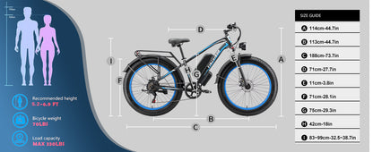 YinZhiBoo XDC600 2000W Peak Electric  Bike with 48V 17.5Ah Battery