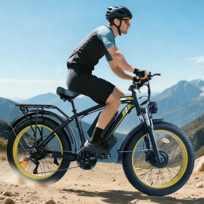 YinZhiBoo 5000W Fat Tire Electric Bike，Dual Motor Off-Road  Electric Mount Bike，60V  Battery Certified   to  UL2849