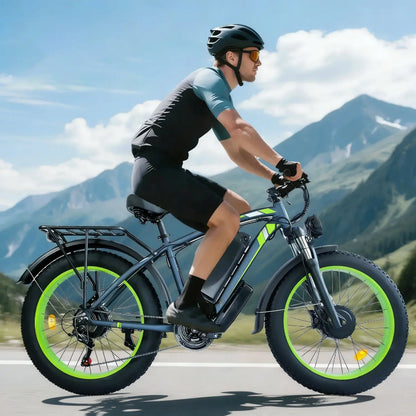 YinZhiBoo 5000W Fat Tire Electric Bike，Dual Motor Off-Road  Electric Mount Bike，60V  Battery Certified   to  UL2849