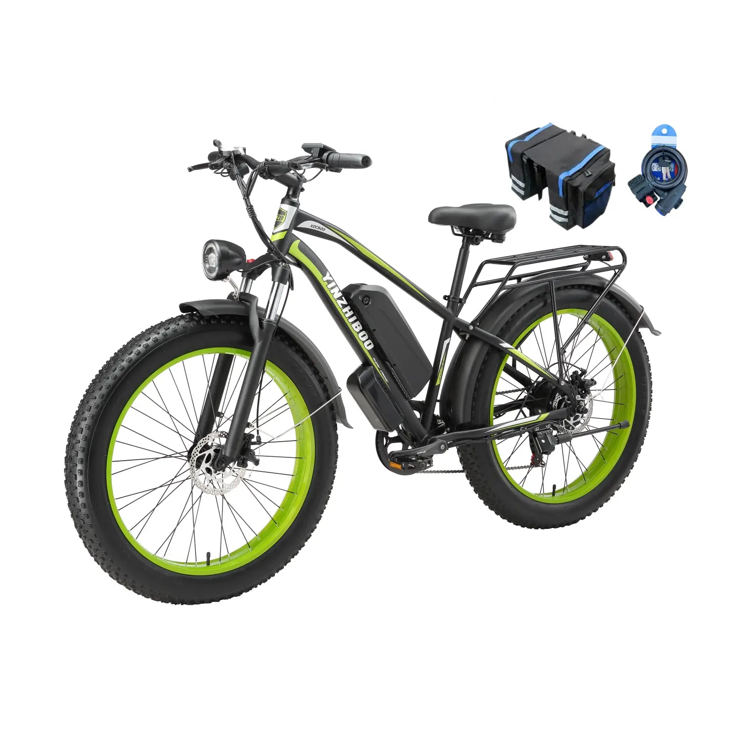 YinZhiBoo XDC600 2000W Peak Electric  Bike with 48V 17.5Ah Battery
