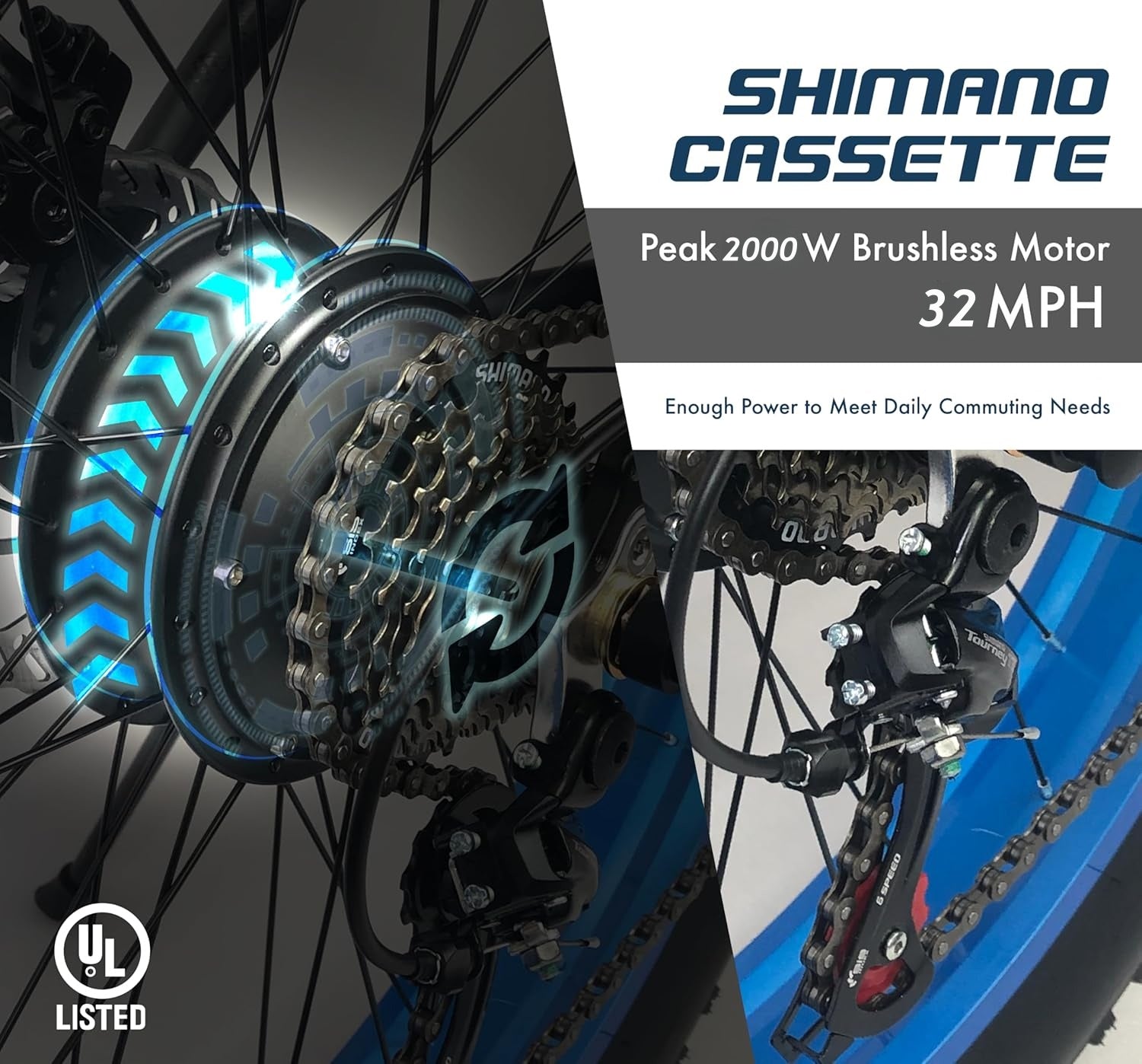 YinZhiBoo XDC600 2000W Peak Electric  Bike with 48V 17.5Ah  Battery