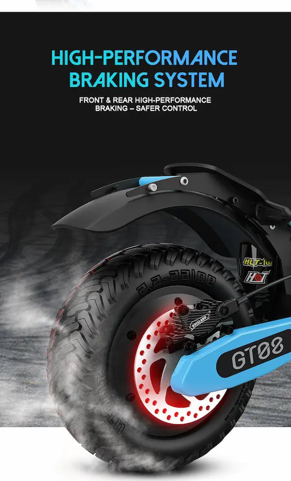GT08 Electric Scooter With 60V 27Ah Battery ,5600W Dual Motor Commuter Scooter Up to 50MPH & 45 Miles Range (Folding)
