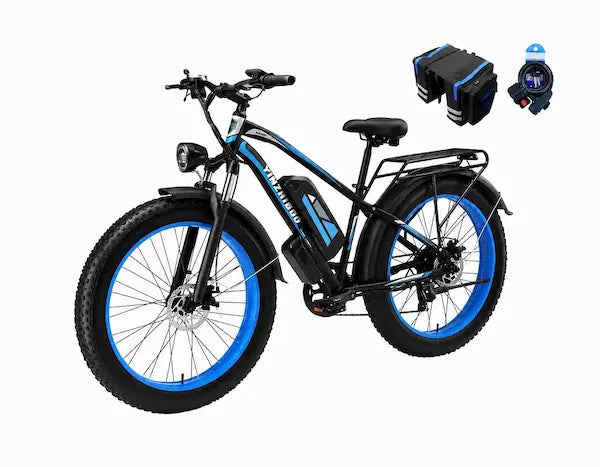 YinZhiBoo XDC600 Fat Tire Electric Bike with 48V 17.5Ah Battery Certified to UL2849