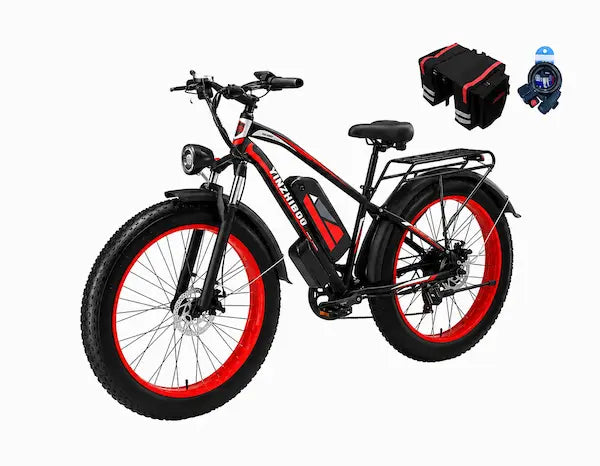 YinZhiBoo XDC600 Fat Tire Electric Bike with 48V 17.5Ah Battery Certified to UL2849