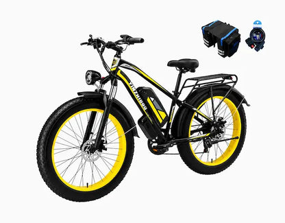 YinZhiBoo XDC600 Fat Tire Electric Bike with 48V 17.5Ah Battery Certified to UL2849